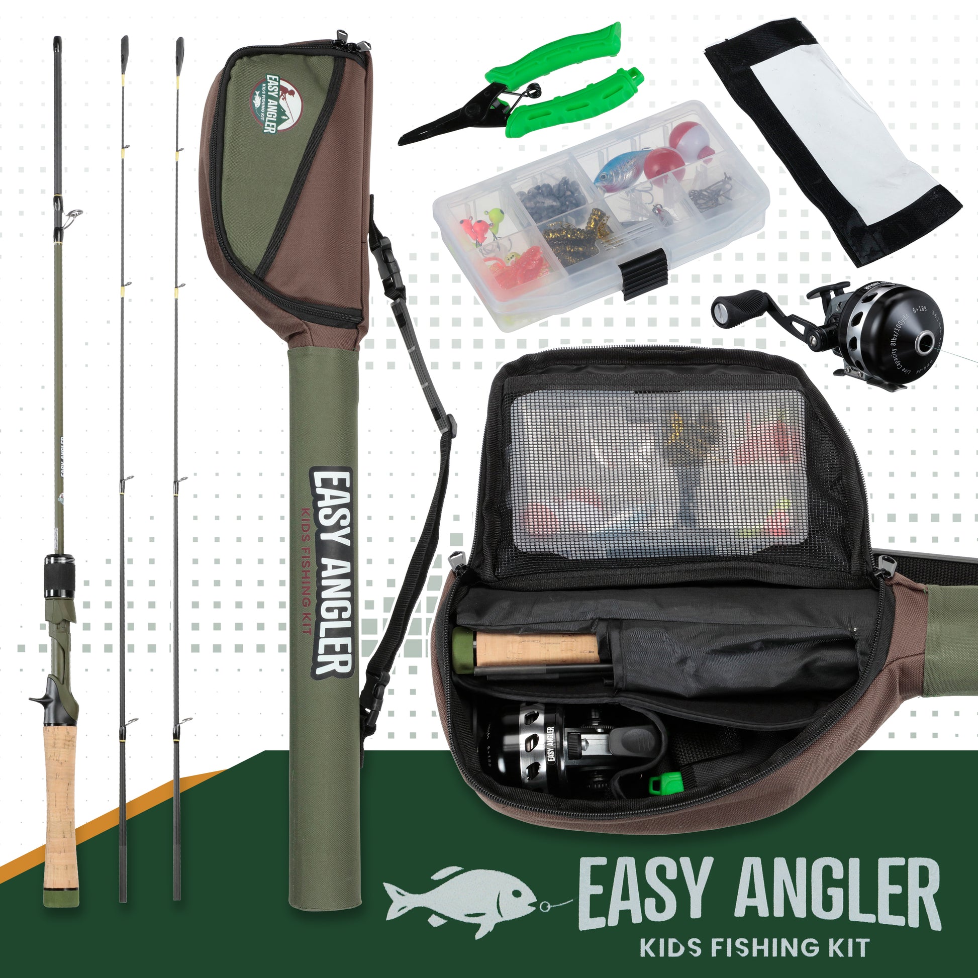 baby's first fishing pole Easy Angler Kids Fishing Kit